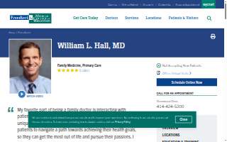 William L Hall MD website