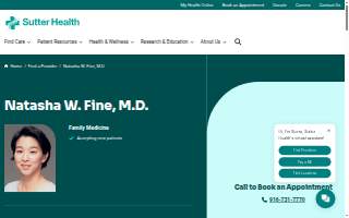 Natasha W. Fine, M.D. website