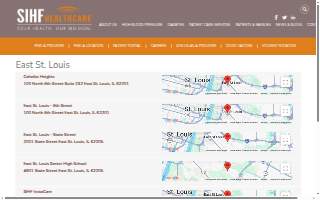 SIHF Healthcare - East St. Louis - 8th Street website