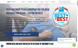 CORE Chiropractic - Greenway Plaza website
