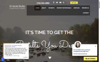Dr. Nicole Shutko Chiropractic Center website