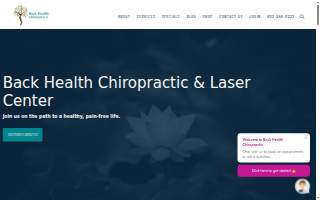 Back-Health Chiropractic website