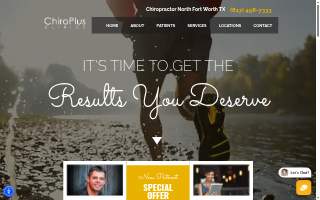 ChiroPlus Clinics website