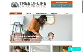 Tree of Life Chiropractic website
