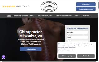 Pope Family Chiropractic (Clínica Quiropráctica) website
