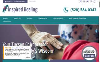 Inspired Healing website