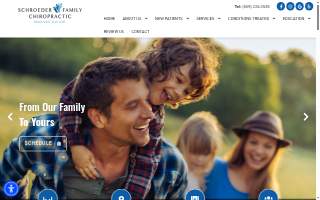 Schroeder Family Chiropractic website