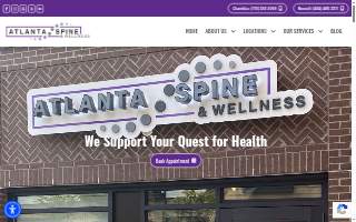 Atlanta Spine and Wellness website