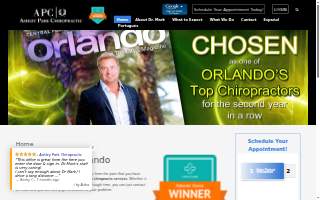Ashley Park Chiropractic website