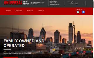 Universal Auto Repair inc. website
