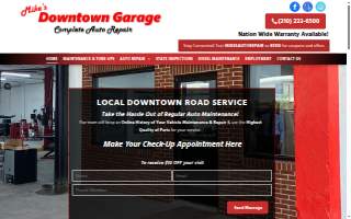 Mike's Downtown Garage website