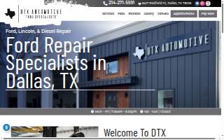 DTX Automotive website