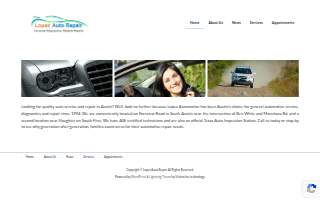 Lopez Auto Repair website