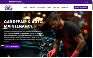 JD Automotive Service website