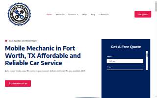 Mobile Mechanics Of Fort Worth website