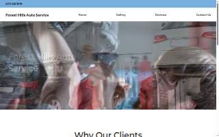 Forest Hills Auto Service website