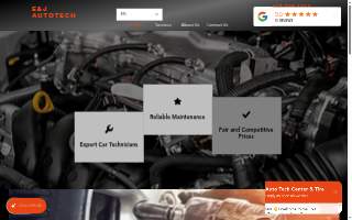 E&J Auto Tech Center & Tire website