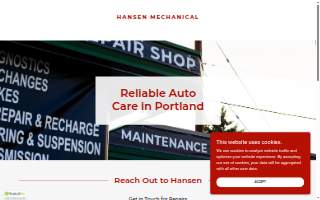 Hansen Mechanical website