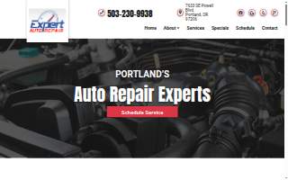 Expert Auto Repair website
