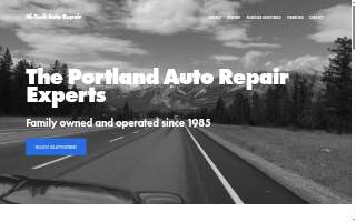 Hi-Tech Auto Repair website