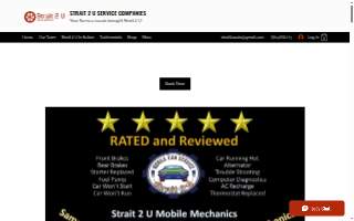 Strait 2 U Mobile Auto Repair website