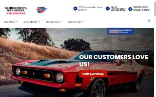 Schroeder's Auto Services website