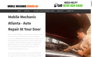 Mobile Mechanic Atlanta website