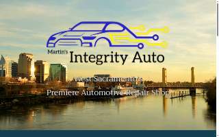 Martin's Integrity Auto website