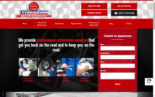 Dynamic Auto Service website