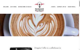 Zeitgeist Coffee website