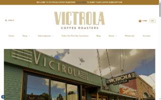 Victrola Coffee Roasters website