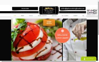 Uptown Catering website