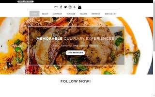 Pepper & Mint Catering website