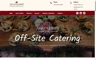 Anne Marie's Catering & Events website