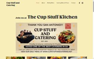 Cup Stuff and Catering website