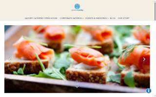 Savory Catering website