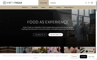 Knife and Faulk website