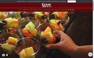 Eddie Deen & Company Catering website