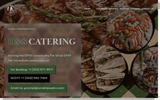D&S Catering Inc website