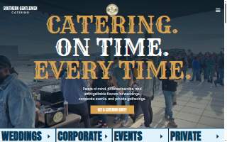 Southern Gentlemen catering website