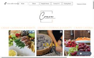 CRAVE Catering & Events | Dallas website
