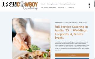 Urban Cowboy Catering website