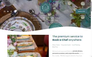 Tivity - Book a Chef website