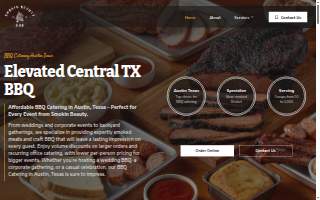 Smokin Beauty Catering website
