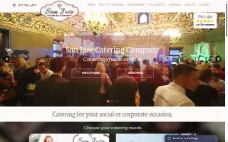 San Jose Catering Company website