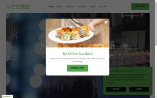 Greenfish Catering website