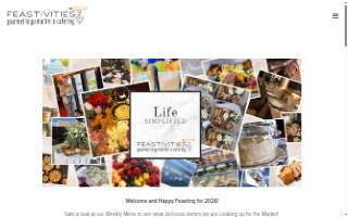 Feastivities Gourmet To Go website