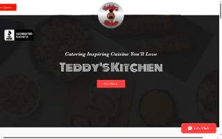 Teddys Kitchen website