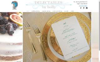 Delectables By Holly Catering website
