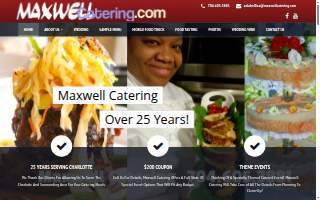 Maxwell Catering website